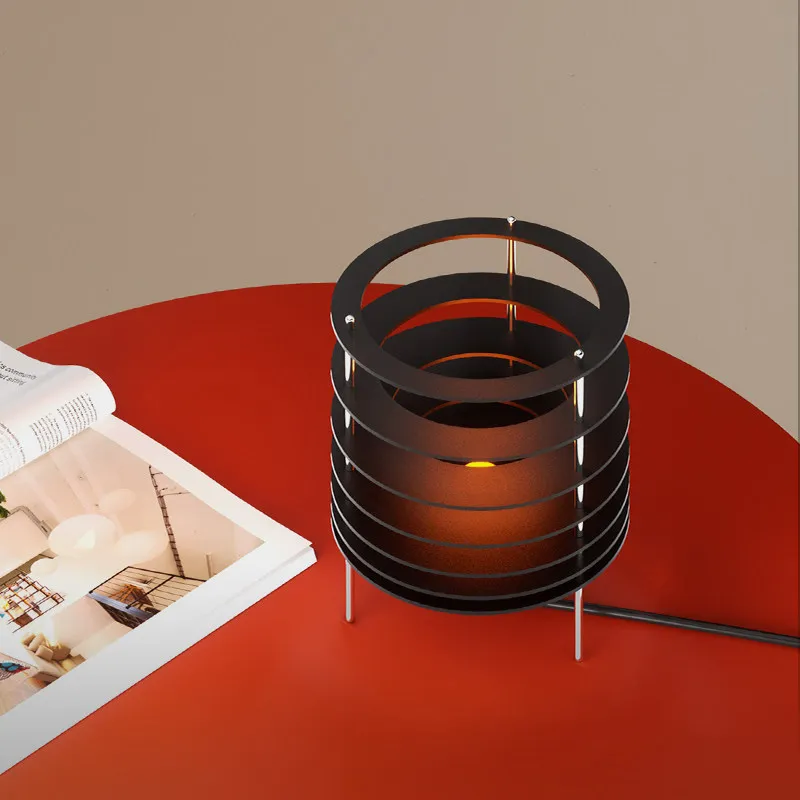 

Acrylic Bauhaus Desktop Personalized Disc Luminous Ornament, High-end Home Atmosphere Decoration Gift