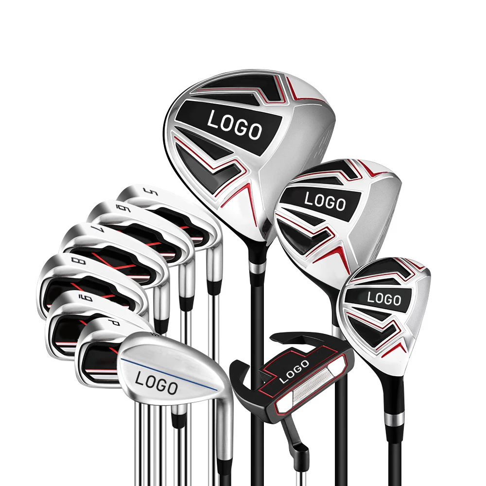 OEM ODM Men's Right Hand 11pcs Golf Club Set Full Set Rubber Grip Material for Beginners