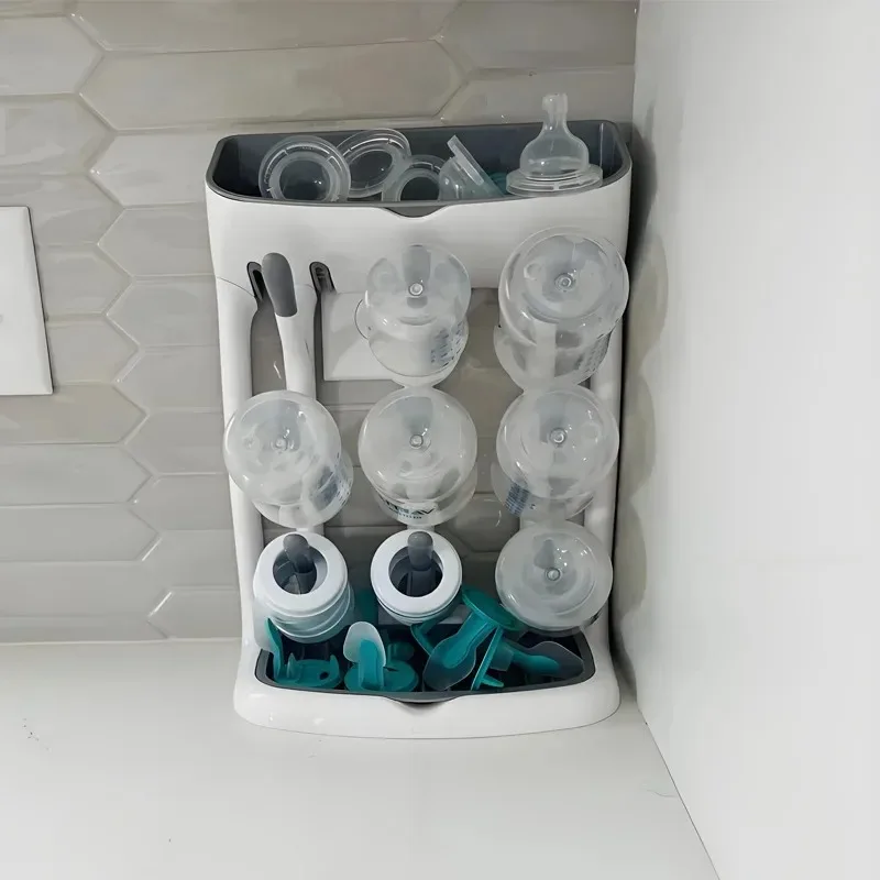 Baby Bottle Drain Rack Drying Rack Baby Bottle Drying and Draining Stand Baby Bottle Box Storage Box Storage Rack Home Storage