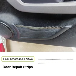 2pcs Stainless Steel Car Door Repair Strip for Mercedes Smart 451 Fortwo 2009 2010 2011 2012 2013 2024 Interior Accessories