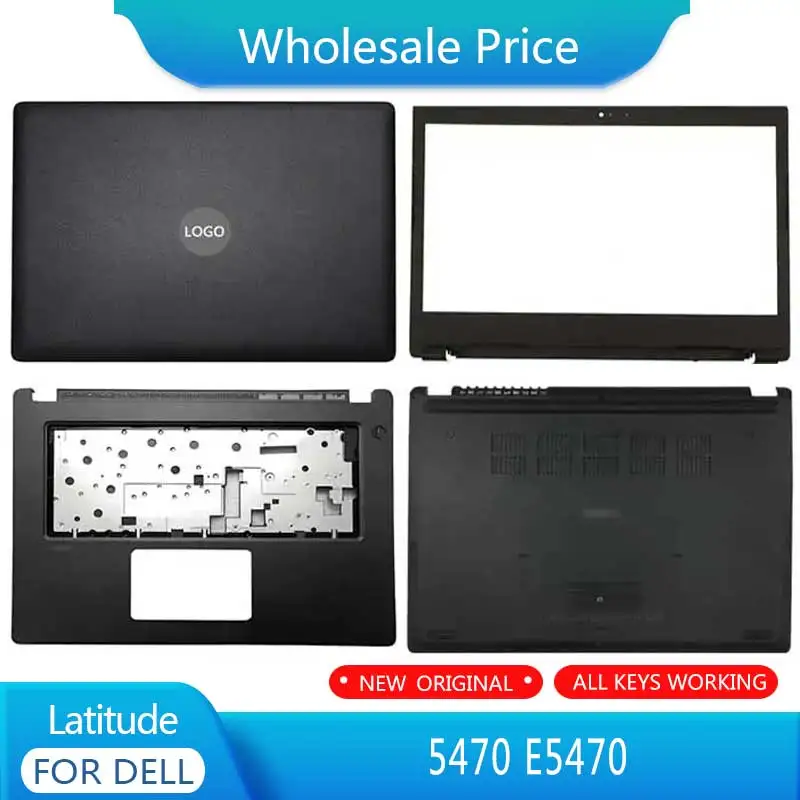 

New For Dell Latitude 3480 E3480 Laptop LCD Back Cover Front Bezel Upper Palmrest Bottom Base Case Keyboard Hinges