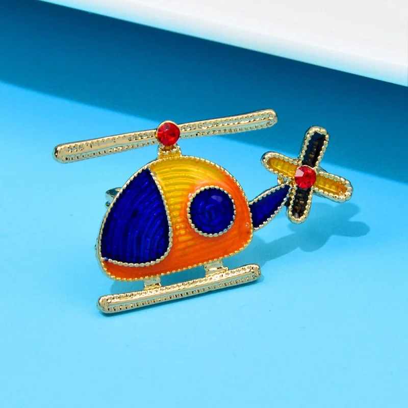 Creative Cute brooch Helicopter brooch Fashion brooch Sweater Suit Accessories Men Accessories for jewelry