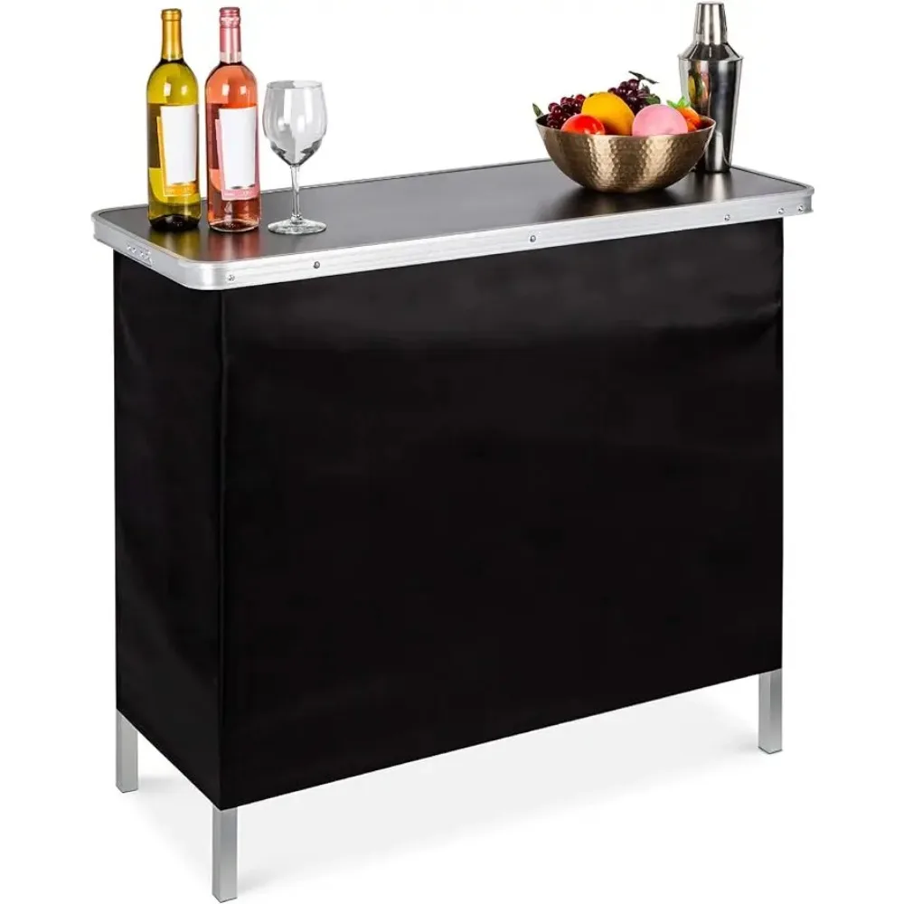 Portable Pop-Up Bar Table for Indoor, Outdoor, Party, Picnic, Tailgate bar table for home  cocktail table  tables