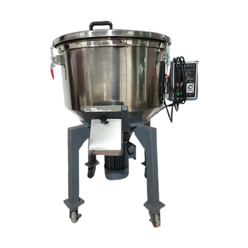 Vertical plastic color mixing machine is used for mixing and mixing raw materials