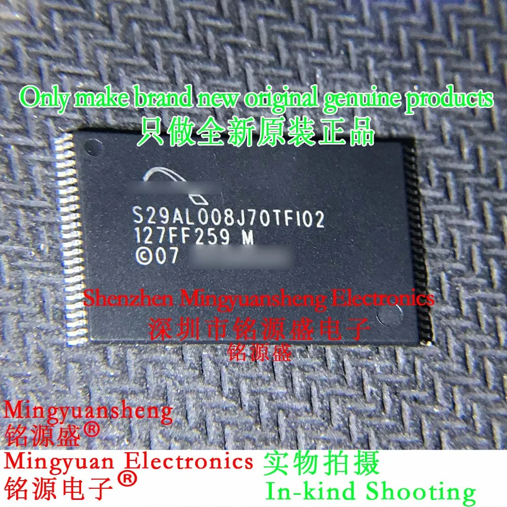 

Brand New Original Genuine S29Al008J70Tfi020 S29Al008J70Tfi02 Package Tsop48 8Mb 3V 70Ns Ic Chip (1Pcs-100Pcs)
