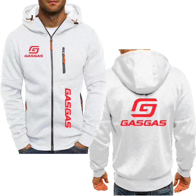 New zip up hoodies Men and women GasGas racing motorcycle print Spring and Autumn Sweatshirts for men Oversized hoodie