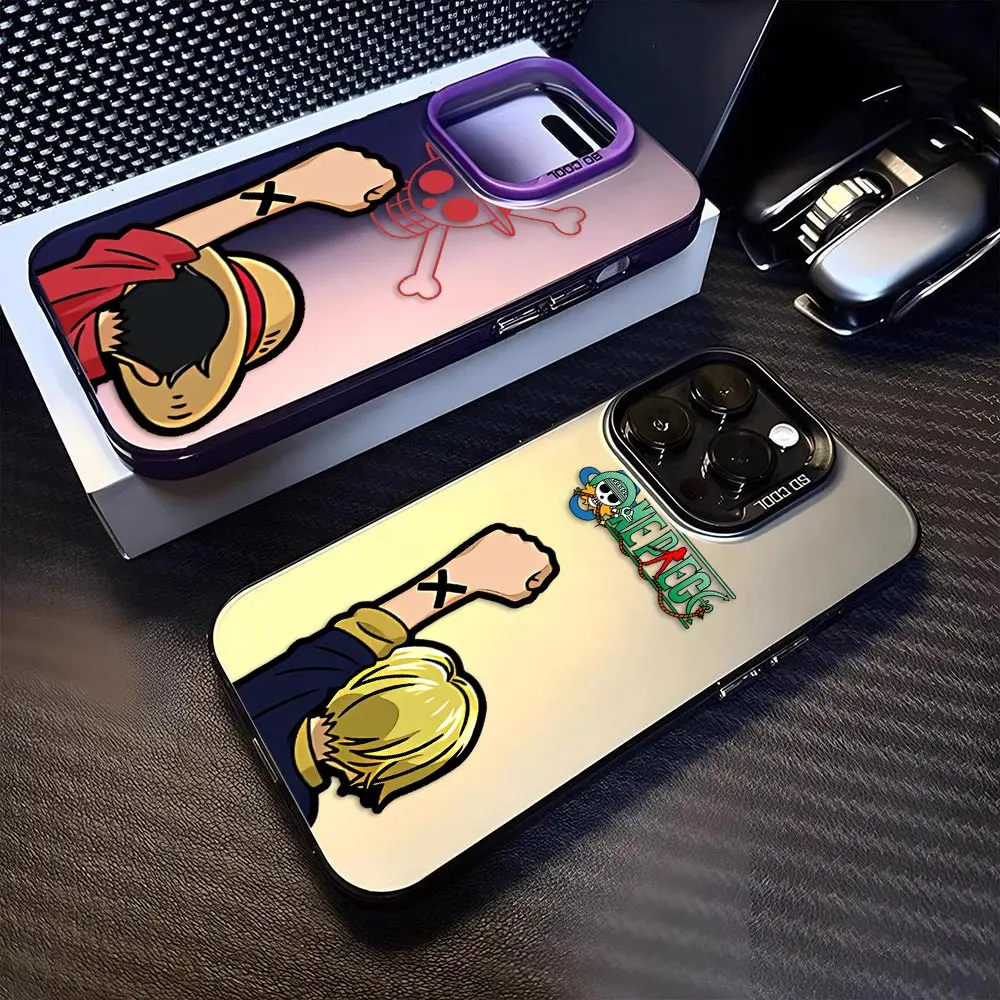 One P-Piece Luffy Sanji Phone Case For Oneplus 8T 9R 15 15R NORD CE 2 3 4 N30 LITE ACE 65G Bumper Hard Shockproof Case Cover