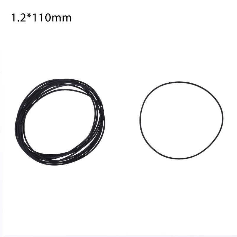 DX11 1.2mm Replacement Turntable Belt Rubber Flat Belt for Record Player