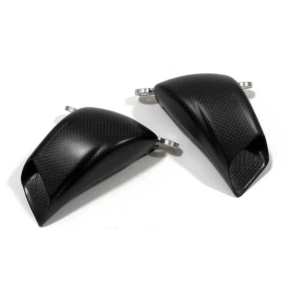For DUCATI PANIGALE V4 V2 V4S Streetfighter V4 V4S 2018-2024 Carbon Fiber Motorcycle Front Brake Air Duct Caliper Radiator Cover - Image 4