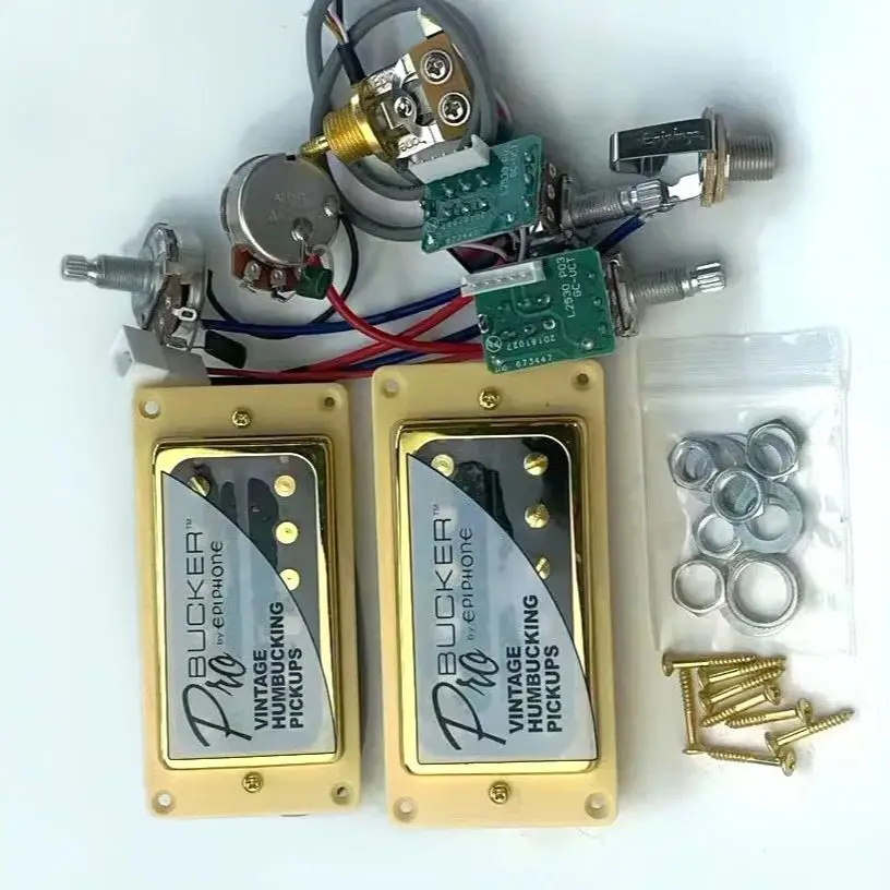 

Горячая распродажа: Оригинальный стандартный проводной кабель Alnico 5 ProBucker push-pull 2V2T
