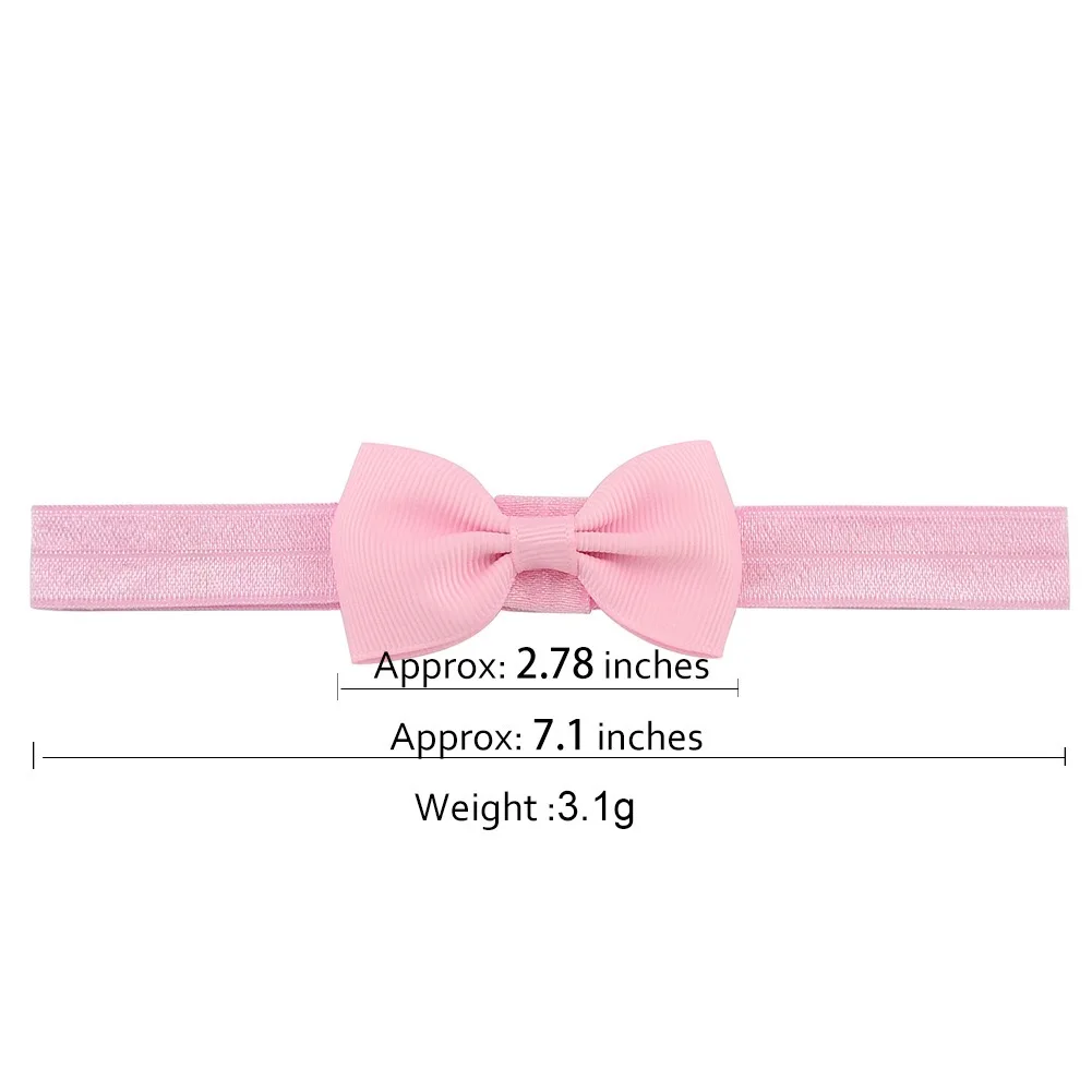 20pcs Children\'s Bow Headband Small Bow Elastic Headband