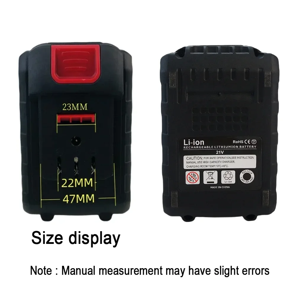 21V 6000mAH  high-power durable lithium battery suitable for Dayi 21V series electric tool