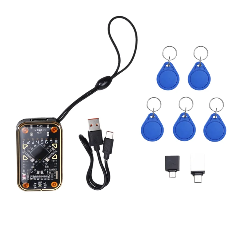

RFID Smart Chip Reader Kit Smartcard Emulator RFID Emulator Em125khz IC 13.56Mhz Badge Decode Support Clone Card