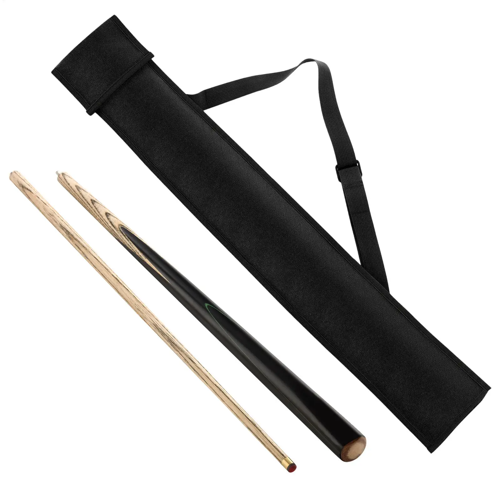 Estuche para taco de billar ligero y a prueba de golpes, accesorios de billar, estuche acolchado para taco de billar para adultos, jugadores, papá, marido, hogar, club