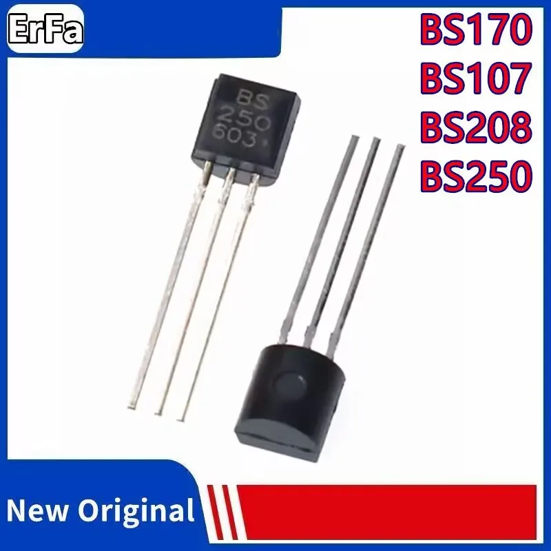 10PCS BS170 TO-92 TO92 BS107 BS107A BS250 BS208 triode transistor MOSFET