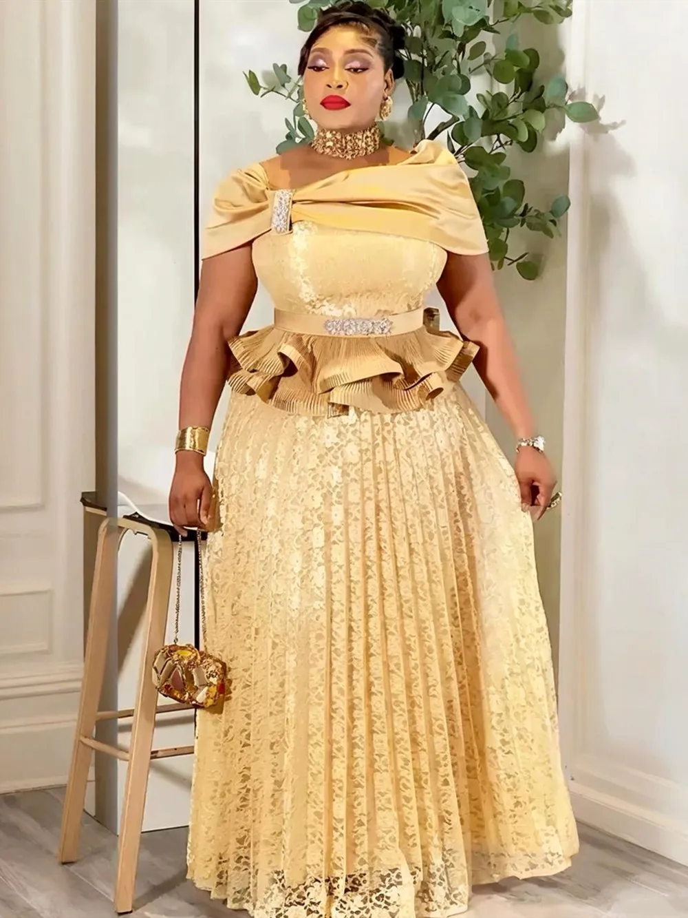 

Элегантные вечерние платья больших размеров в африканском стиле для женщин: Дашики, Анкара, кружевные свадебные и мусульманские макси-платья, коллекция 2026