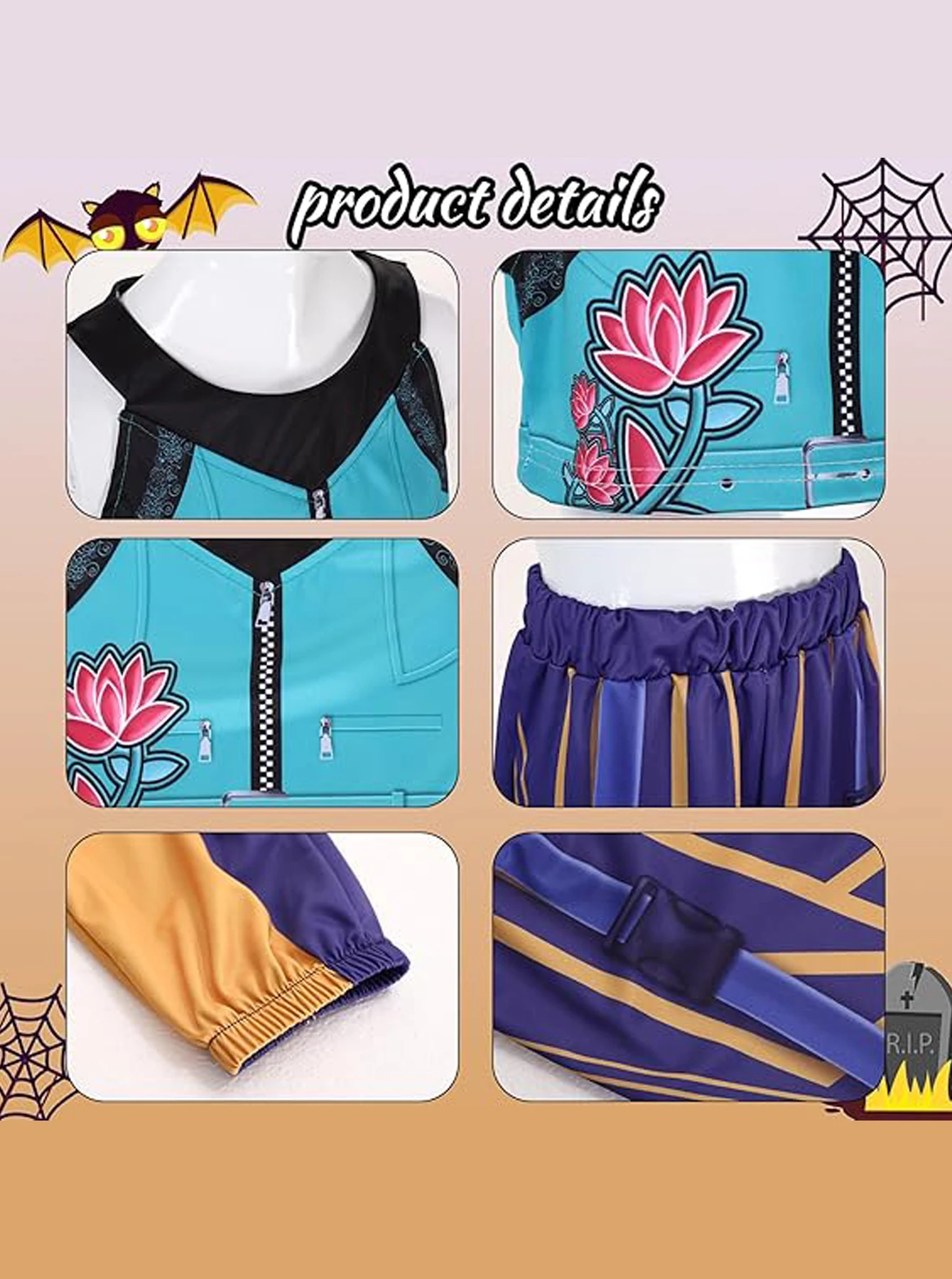 Girl Halloween Role Playing Set Cute Characters Suitable for Christmas and Birthday  Party Role Playing Matching