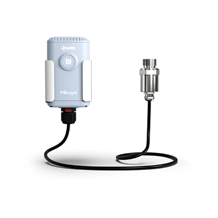 Sensor de Presión de Tuberías LoRaWAN Milesight, Transmisor Industrial 0-16 Bar, IP67, Batería de 10 Años, Detección de Fugas de Petróleo y Gas