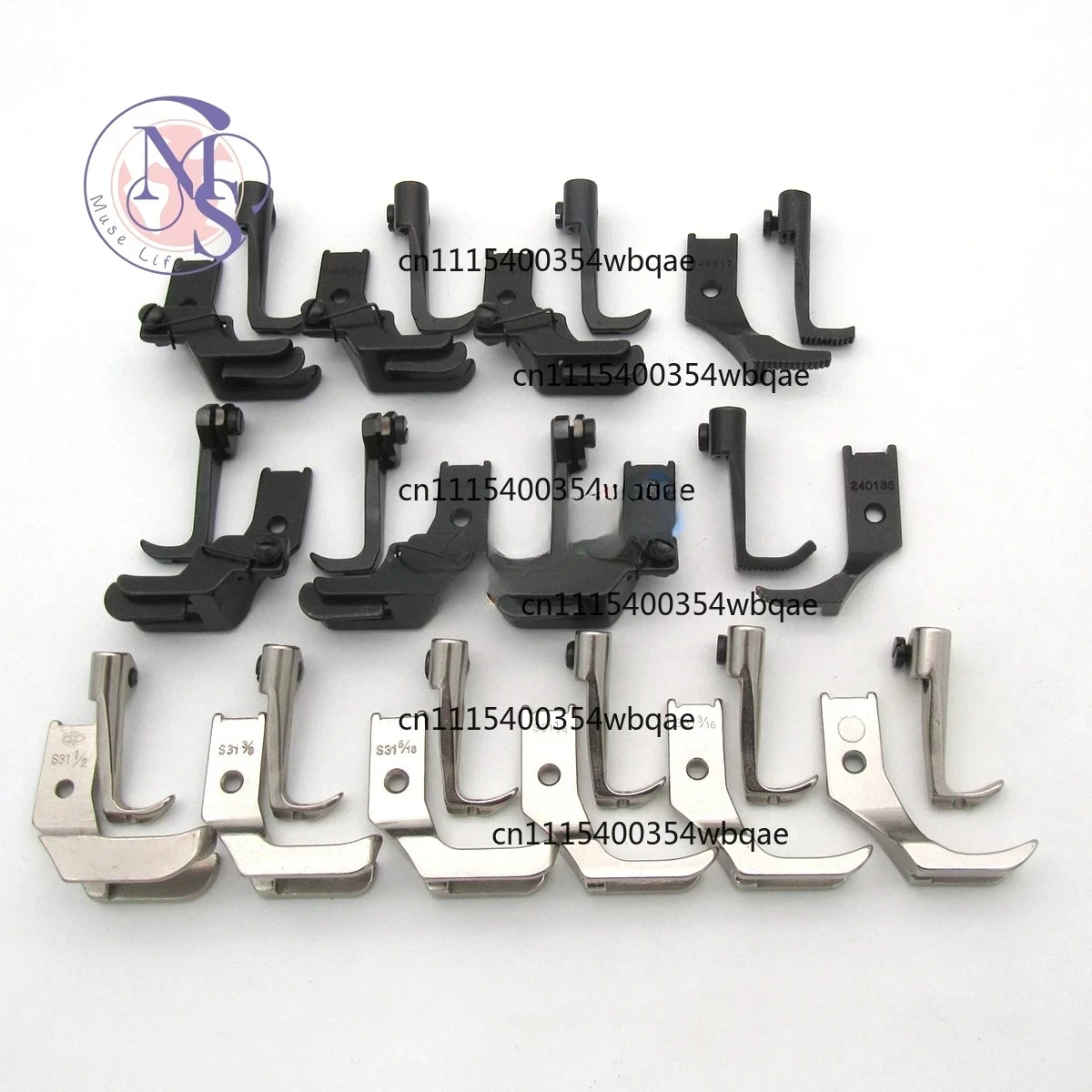 ZOCI-FOR-1Set KP-WF14 Walking Presser Foot Fit Sewing Machine LSW-8L STH-8BLD LU-1508 LU-1510 GC0617D ZJ0628 Replacement Part