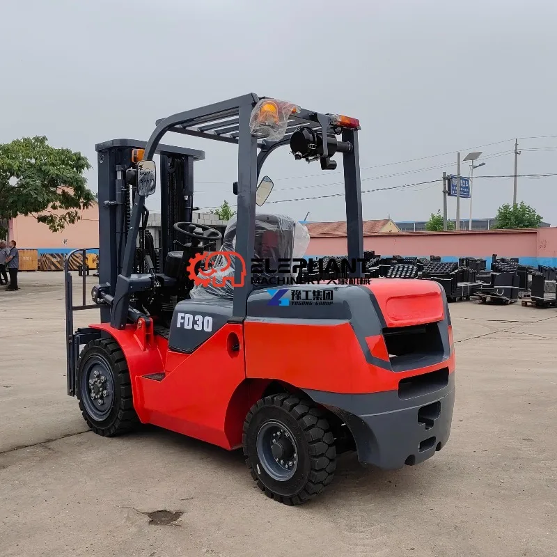 New China 3000kg/3ton Automatic Diesel Power Hydraulic Technology Container Engine Electronic Shift Forklifts