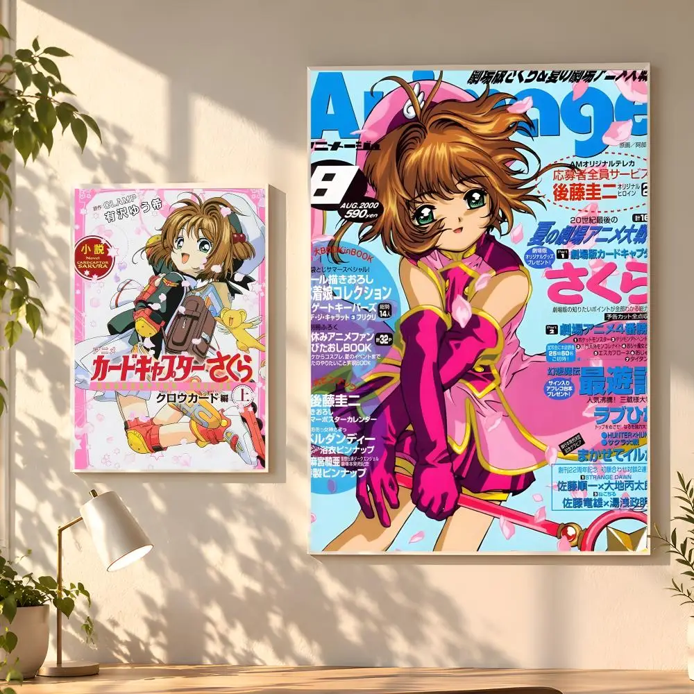 Anime C-Cardcaptor S-Sakura Classic Poster Creative Room Art For Dorm Bedroom Study Apartment Home Gift