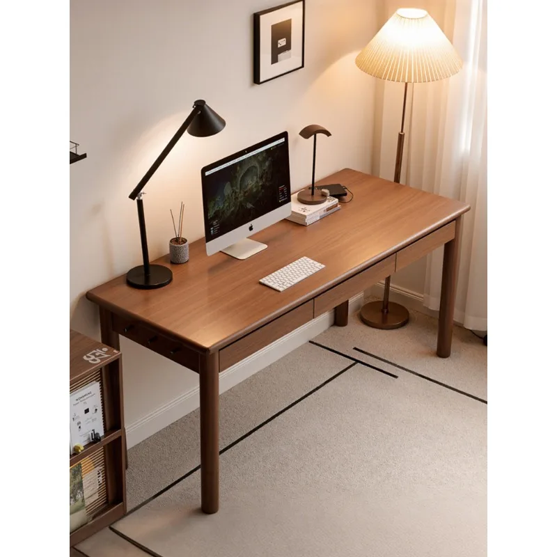 

Solid wood desk student home, workbench desk student study table