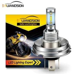 RUIANDSION 1Pcs P26S P45T H4 Moto Replacement LED Lights 1000LM Fit Scooter Moped Headlight Motorbike Fog Lamps 10V-30V 12V 24V