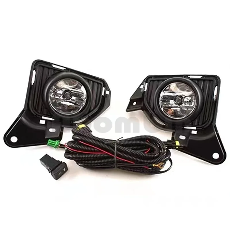 Front Bumper Fog Lamp Daytime Running Fog Light With Wiring Harness Kit For Toyota Hiace 200 2014-2018