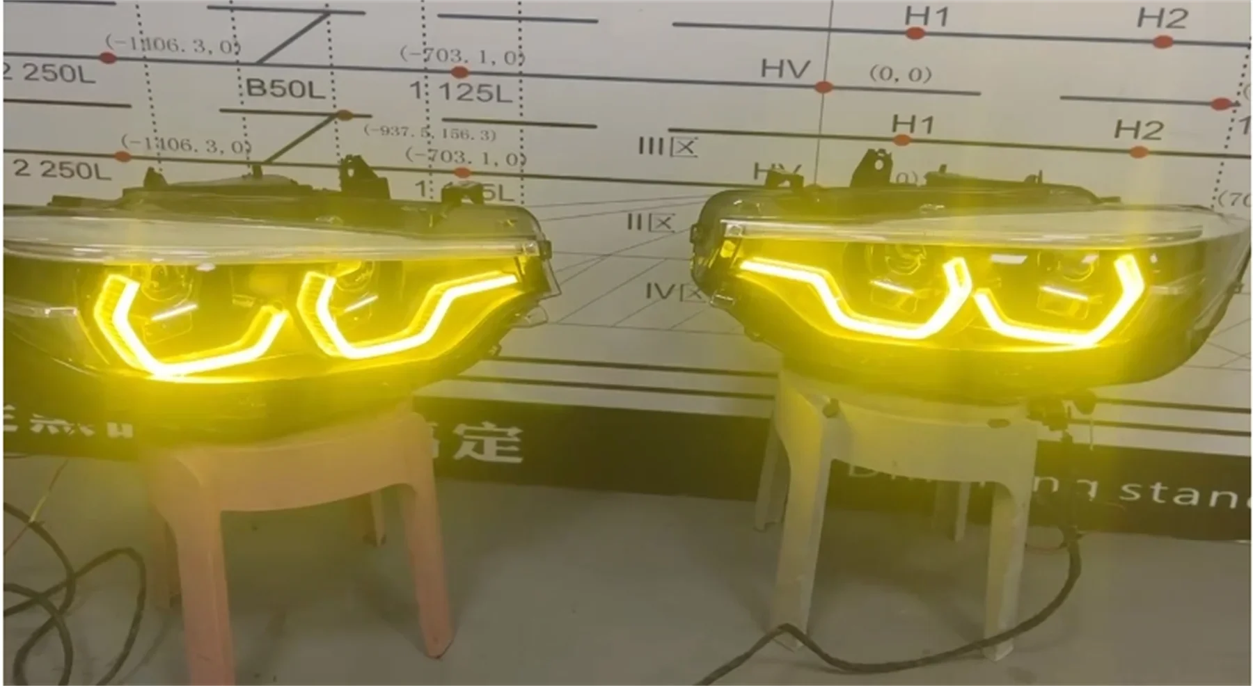 

Car Led Headlight Daytime Running DRL for BMW 3 series 13-19 F32 F36 oss Turn signal