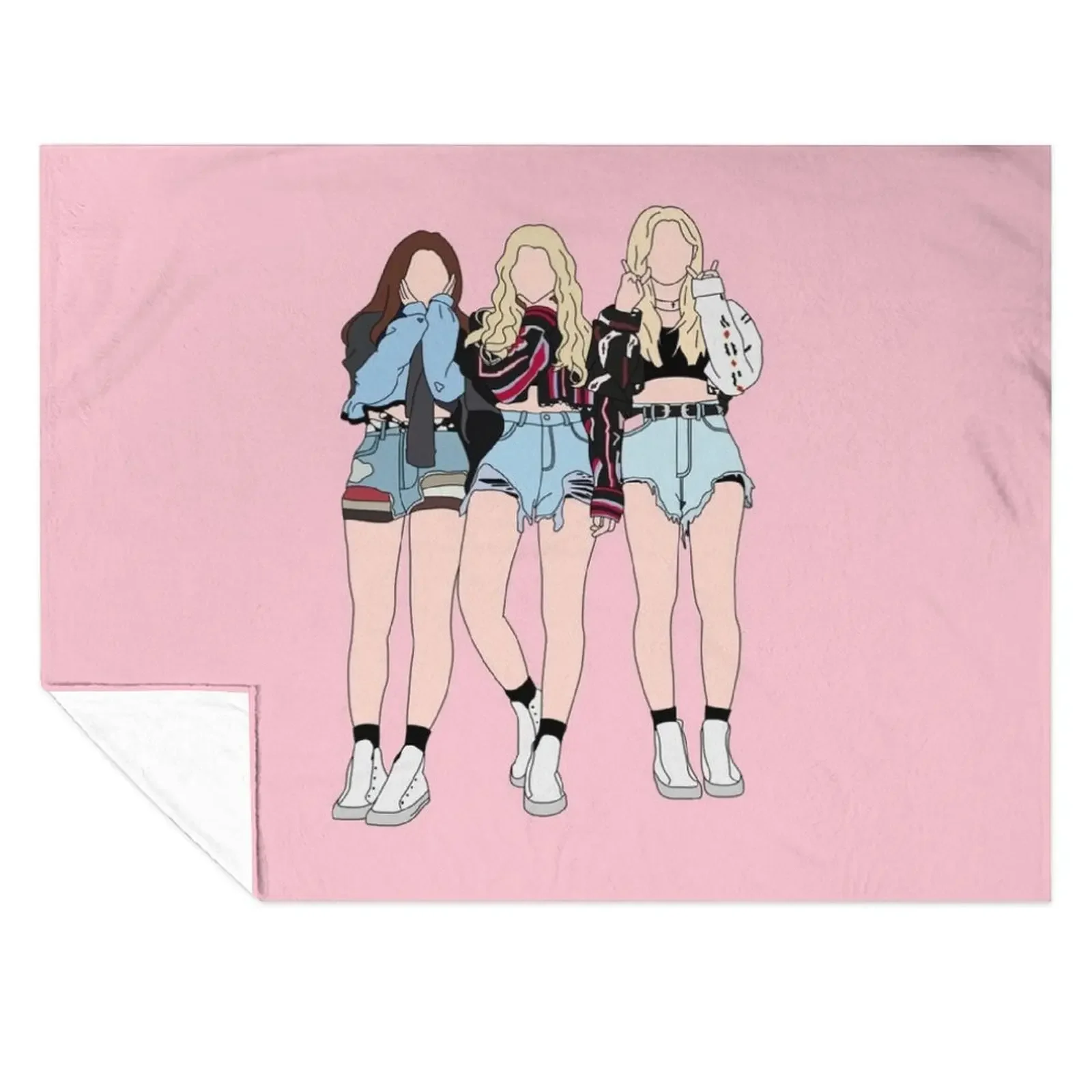 

LOONA ODD EYE CIRCLE GIRL FRONT Throw Blanket Bed linens Flannel Polar For Baby Blankets