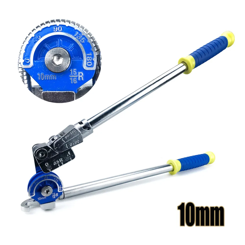 

180 ° Heavy Duty Pipe Bender 10mm 3/8 "14mm Strong Iron Pipe Bender