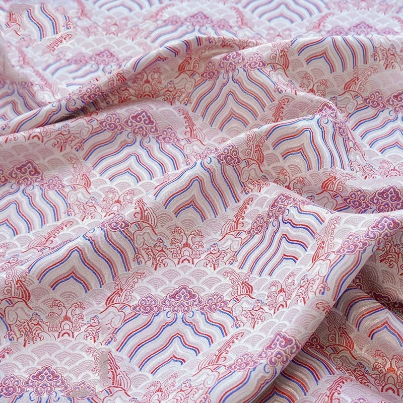 

Weaving Brocade Jacquard Fabric Chinese Style Vest Dress Bag Diy Sewing Fabric