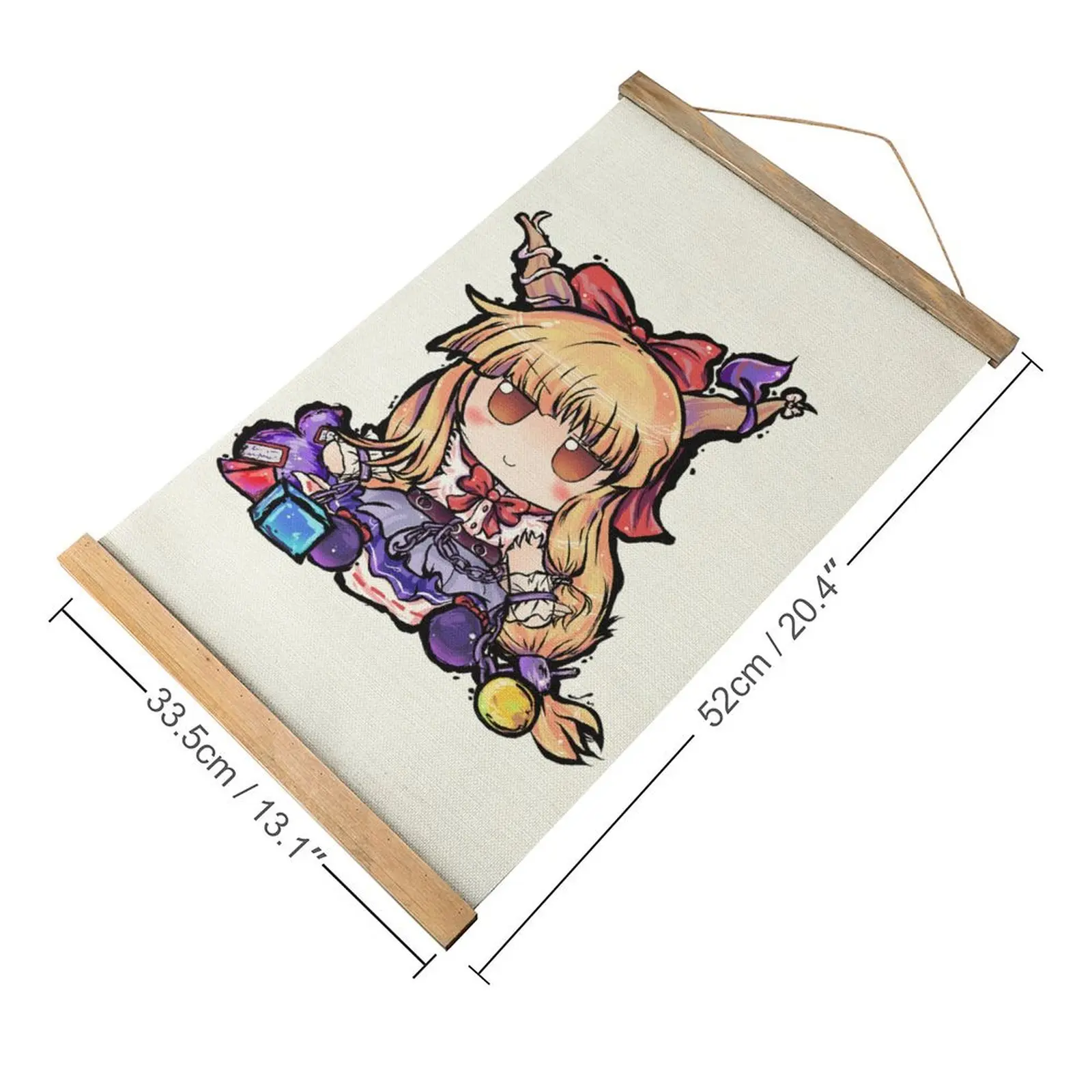 Hot Sale Suika Ibuki Fumo Touhou For Sale Canvas Hanging Picture Wall Decoration Joke Bar   Painting Style Hang Pictures