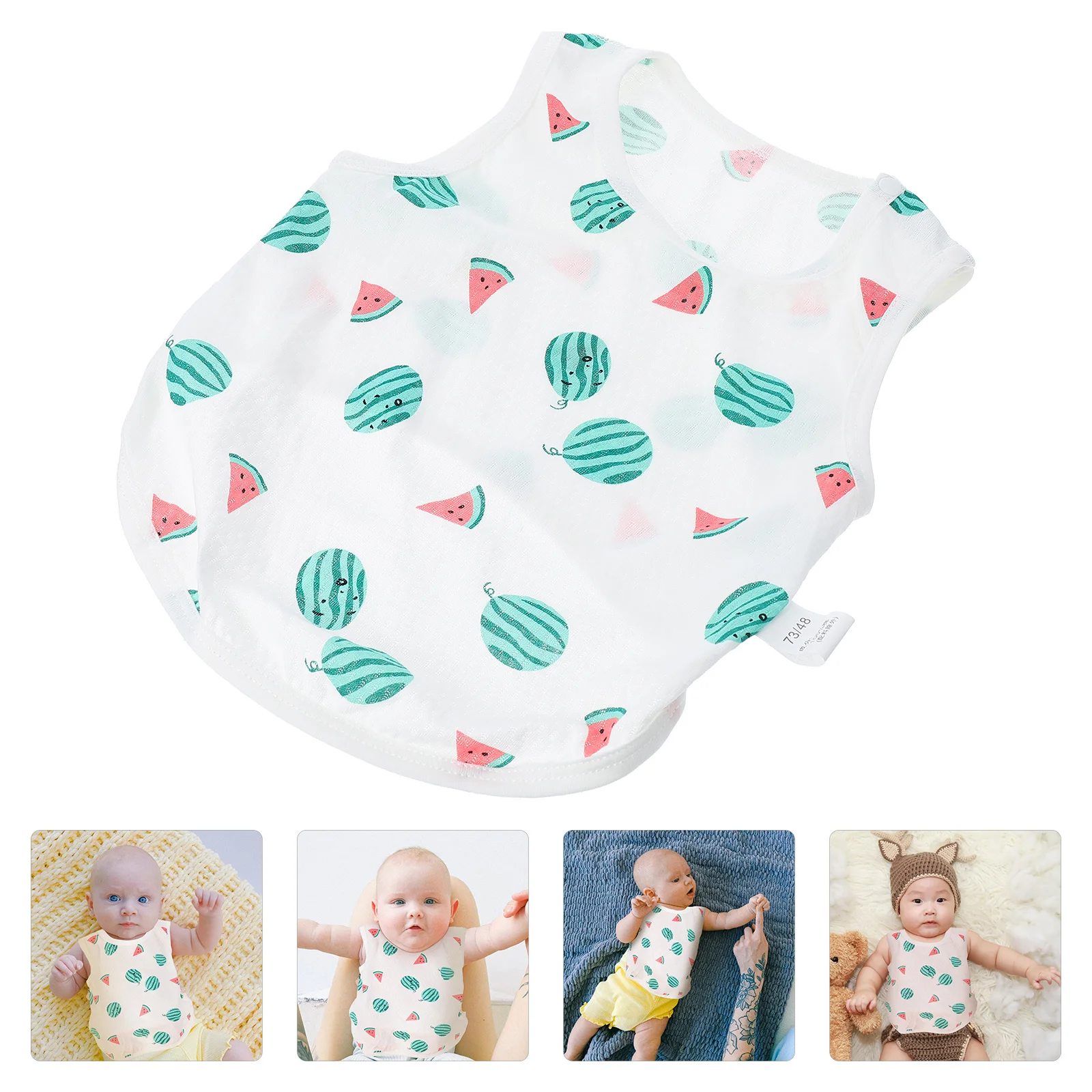 

Infant Belly Protective Vest Thin Warm Baby Clothes Cold Prevention Newborn Sleeping Clothing Soft Breathable Cotton Infant