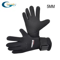 5MM Adult Neoprene Water Sports Diving Gloves Anti-slip Underwater Snorkeling Paddling Surfing Kayaking Canoeing Swimming Gloves