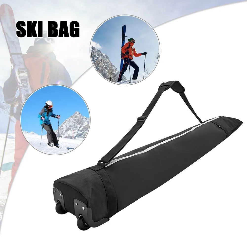 

Double Roller Travel Bag Up To 194cm Scratch Resistant Snowboard Cover Large Capacity Waterproof for Snowboard Goggles Gloves