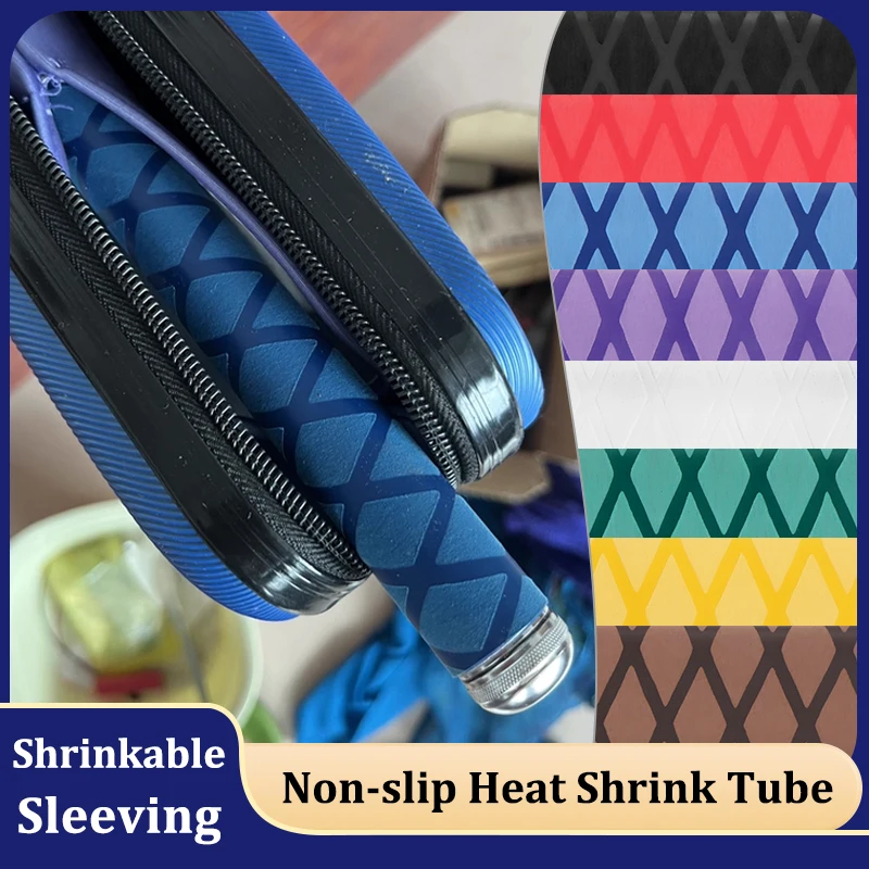 

Non-slip Heat Shrink Tubing 1M ID 15 18 20 22 25 28 30 35 40 45 50mm Fishing Rod Handle Insulation Waterproof Racket Handle Grip