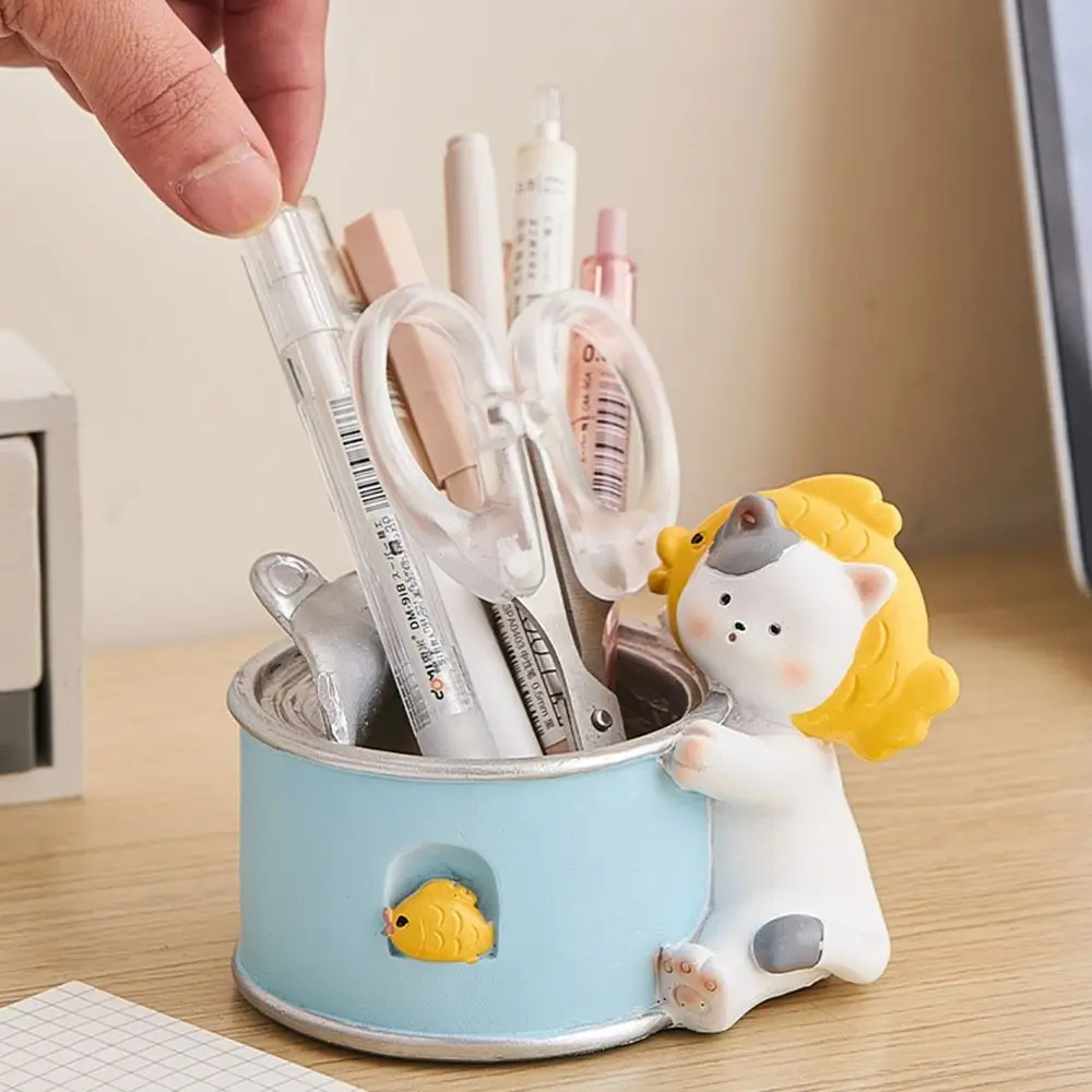 Decorative Room Decor Cartoon Animal Ornaments Gardening Multifunctional Pen Holder High Appearance Mini Basket