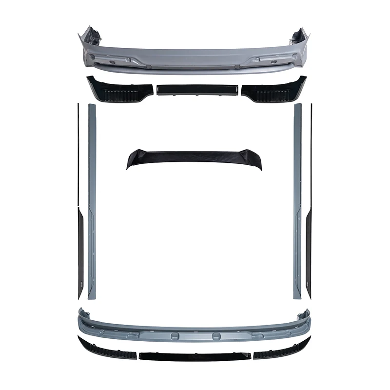 

High Quality Plastic Polished Finish Car Body Kit for Lixiang One 2019- Front Lip/Rear Diffuser/Side Skirts Easy Installation