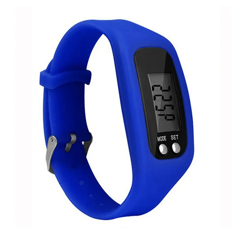 2022 New Battery Multifunction Digital LCD Pedometer Running Step Calories Walking Bike Distance Counter High Quality