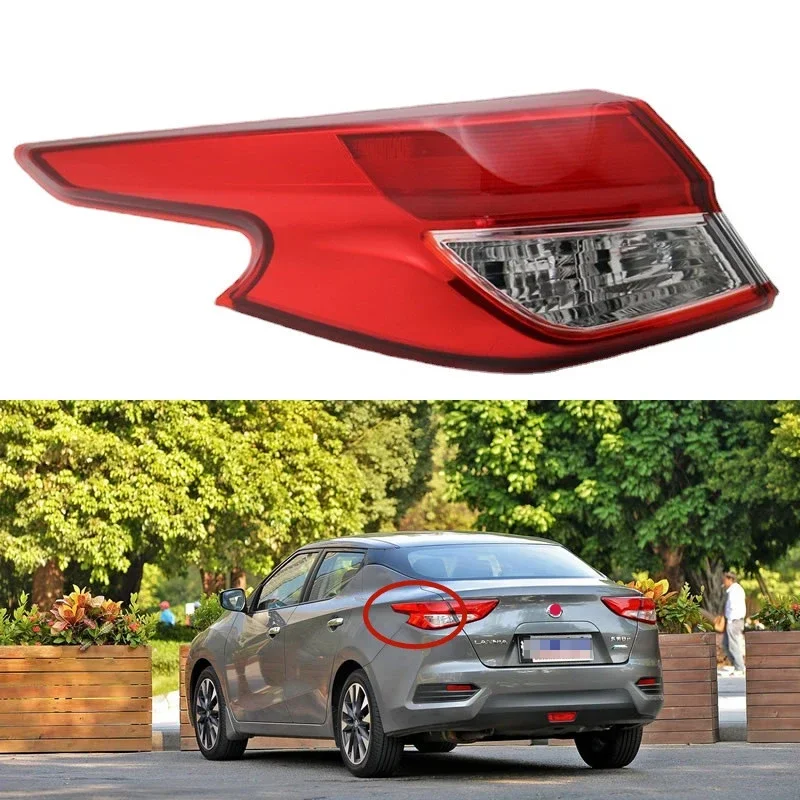 

For Nissan LANNIA /Bluebird 2015-2021 Car Accessories Outside Tail Light Assembly Stop Lights Parking Lamp Turn signal Rear lamp