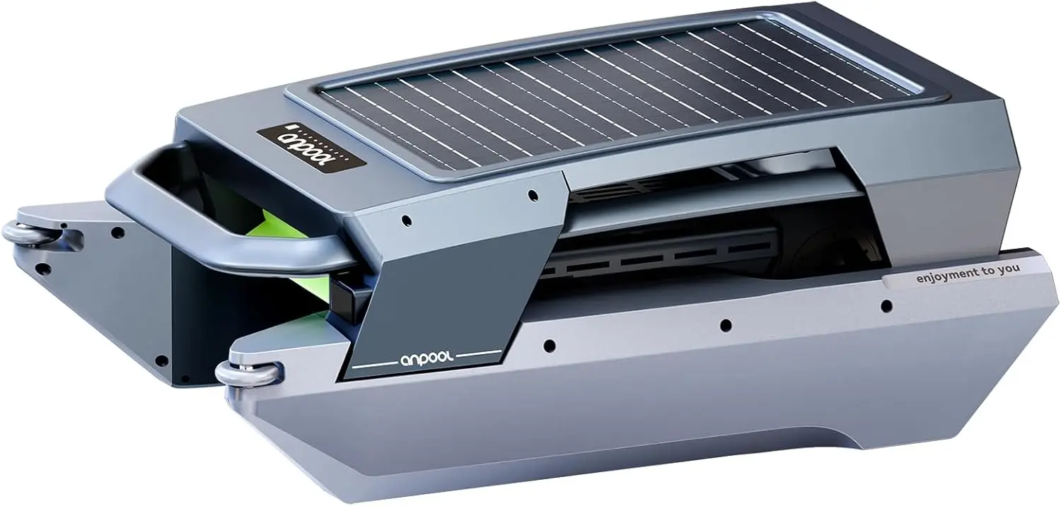 P1 Automatic Pool Cleaners for Above-Ground & In-Ground Pools, Robotic Pool Cleaner with Solar & DC Charging, 72H Runtime, Anti-