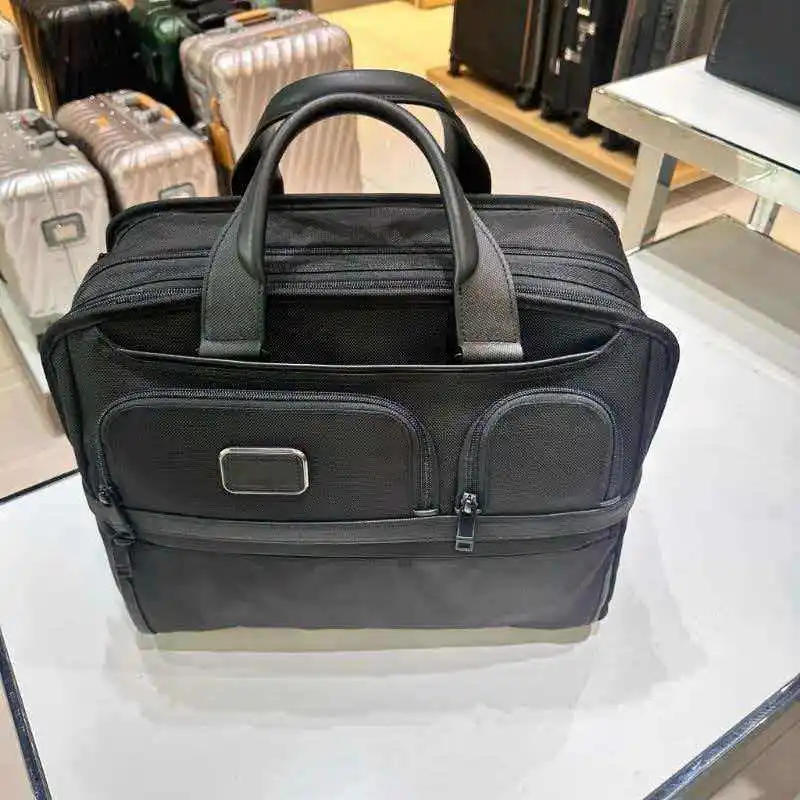 

Мужская профессиональная нейлоновая сумка-портфель для ноутбука – для офиса и поездок, элегантный водостойкий дизайн 2603114