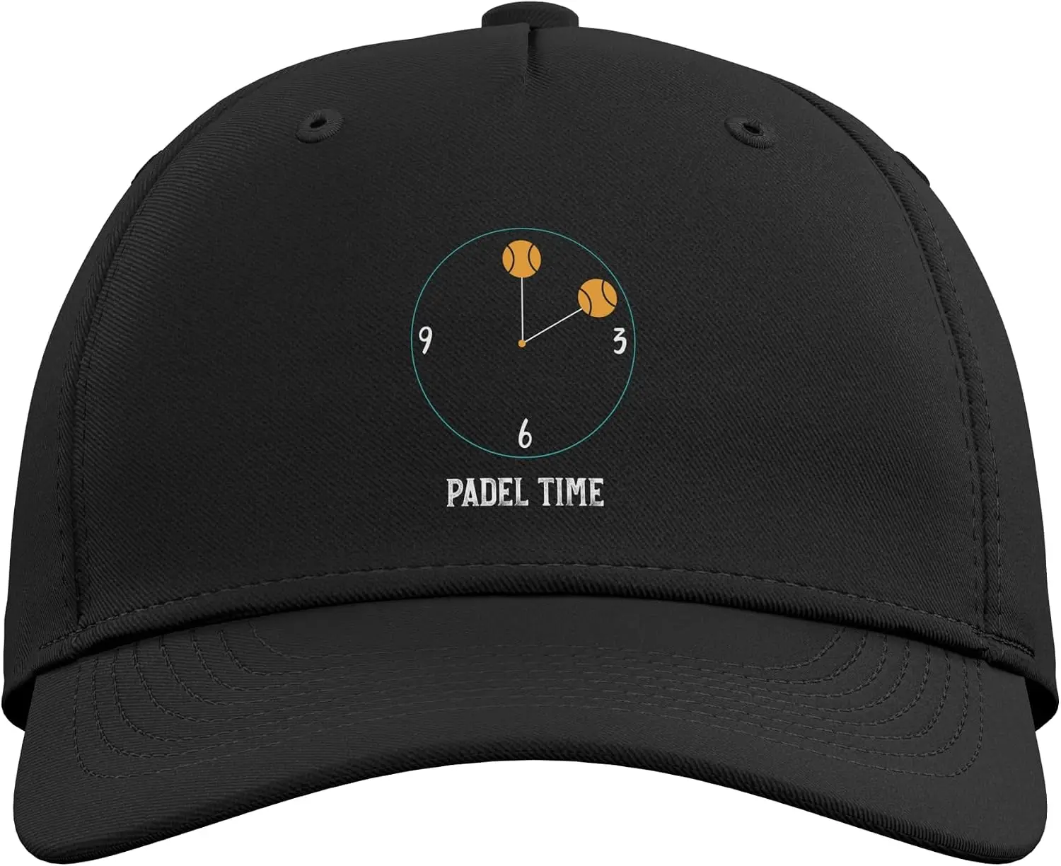 Funny Padel Time Adjustable Baseball Hat  Couple Hip-Hop Hat Suitable for Year-round Travel and Leisure Wear Printing