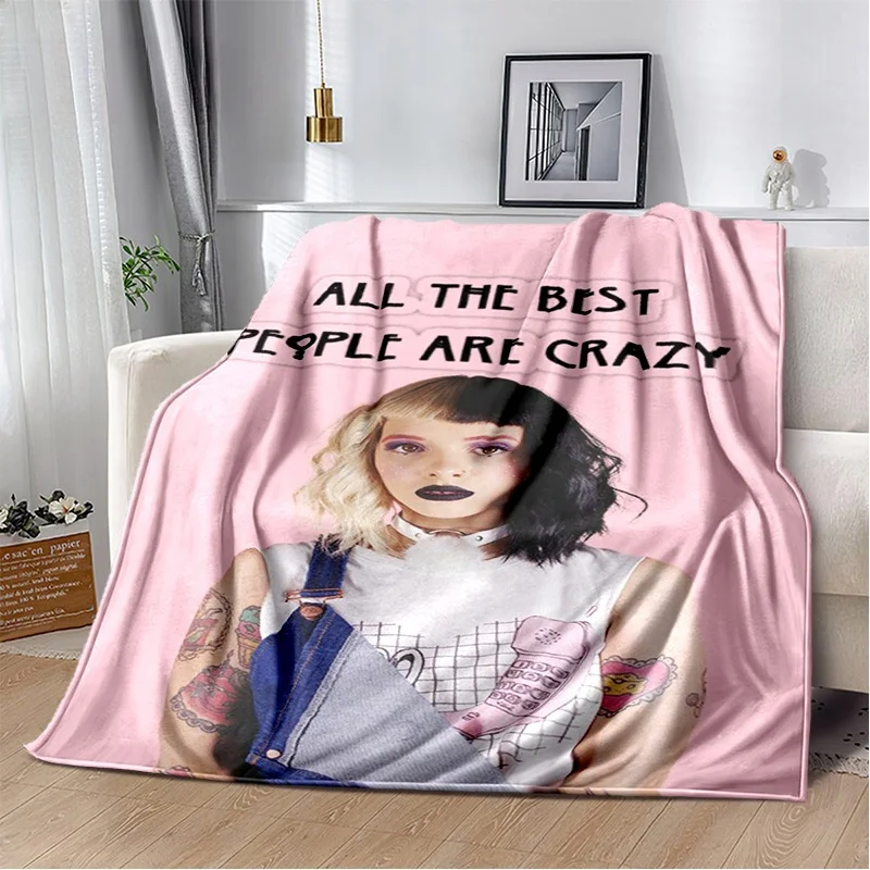 Singer M-Melanine Martinez Soft Flannel Blanket for Bed Bedroom Sofa Picnic,Throw Blanket for Cover Outdoors Leisure Gift Kids