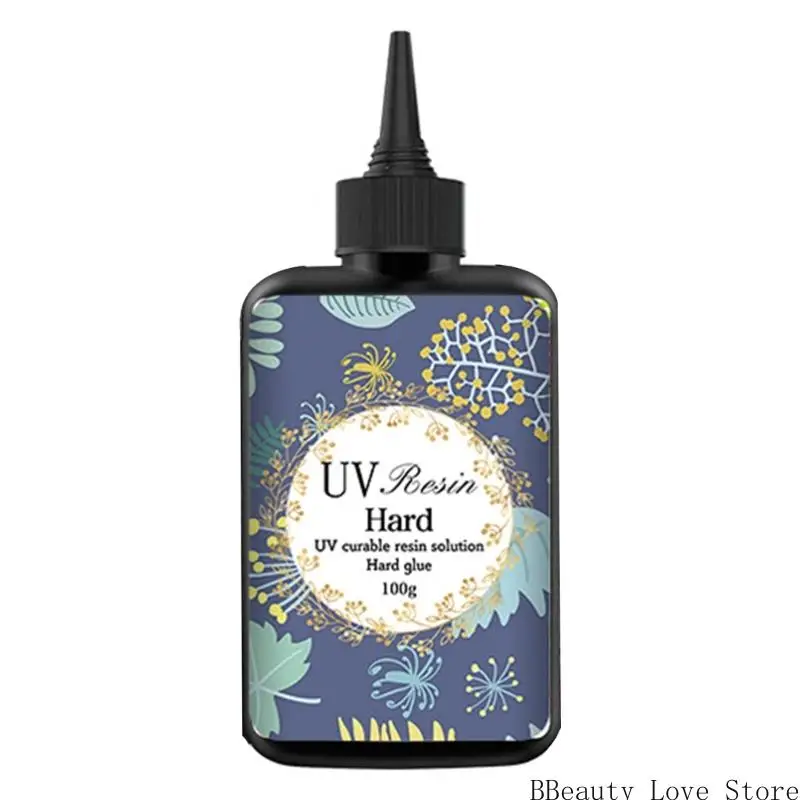 

100ml Quick Cure Low Odor UV Resin for DIY Projects High Fast Curing Epoxy for Night Use Jewelry Tool
