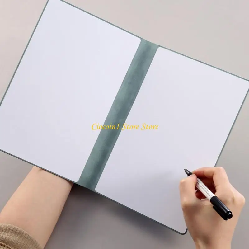 

A3PC Portable Whiteboard Notebook Double Sided Erasable PU Memo For Professionals