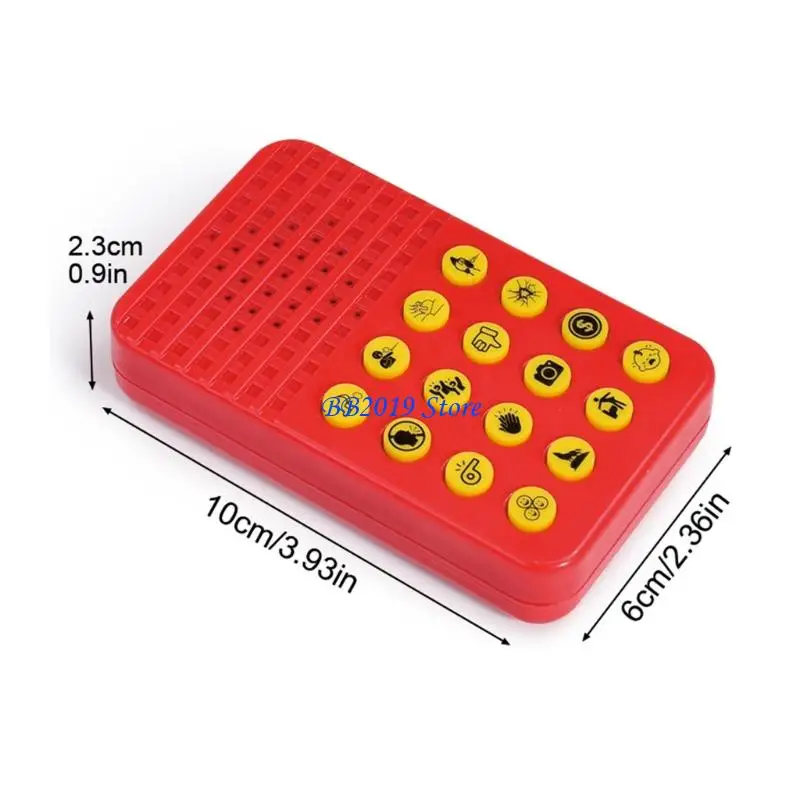 Q0KB 16 Voice Sound Box Nosie Maker Machine Speelgoed Eenvoudige Druk Operaties Prank Gadget Geluid Maken Apparaat Voor Party