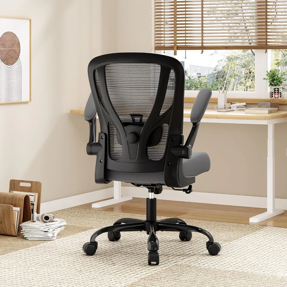 sedia da ufficio sedia da scrivania ergonomica - sedia da computer in rete sedia da lavoro traspirante con ruote supporto lombare regolabile scrivania di casa di