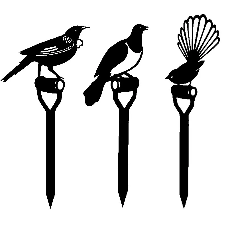 

Iron Art Garden Decoration Featuring Silhouette Bird Design for Courtyards, Lawns and Outdoor Spaces Ground-Mounted Installation